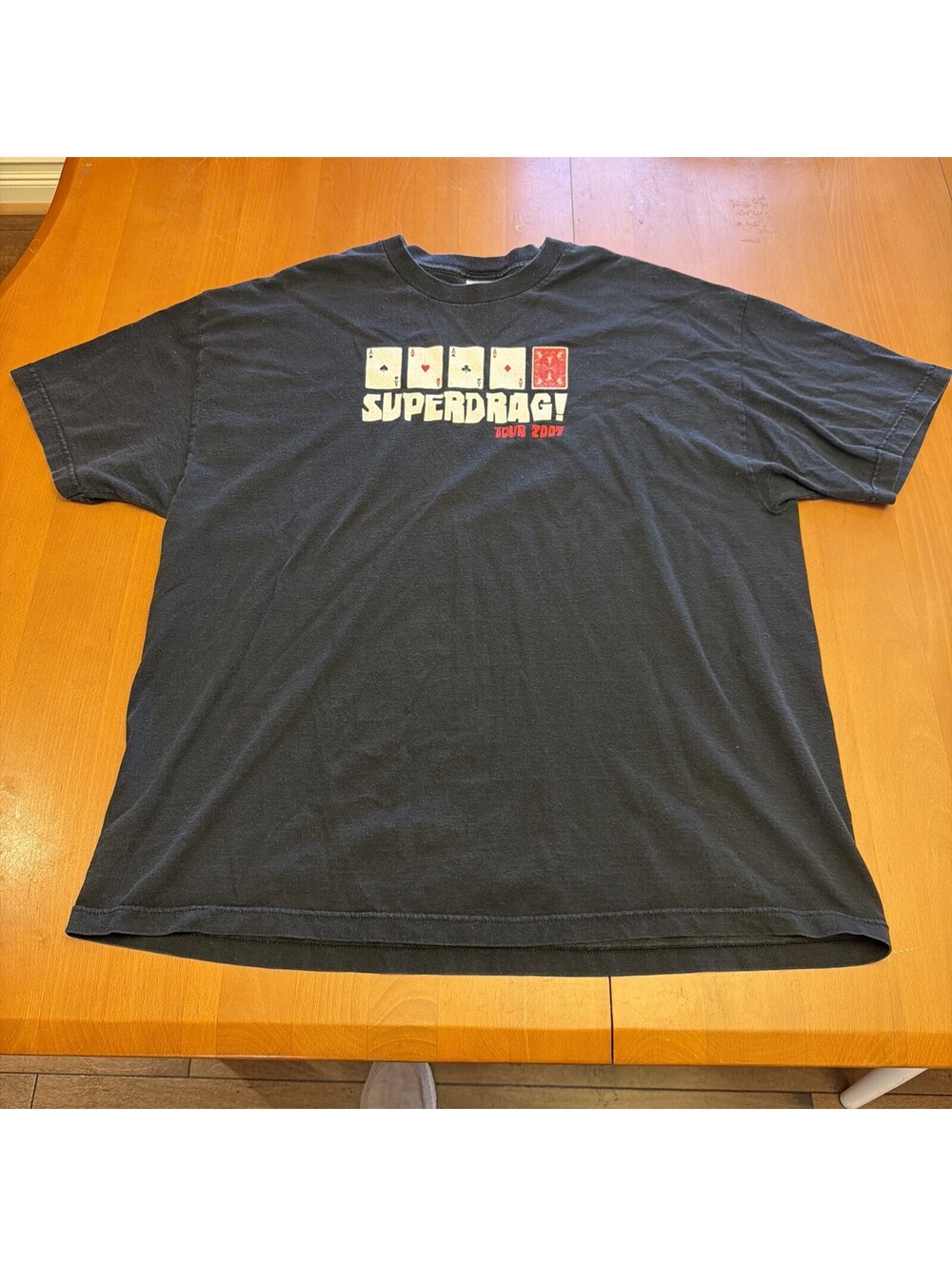 RARE Superdrag “Aces” Used Band Shirt 2000’s (Size XXL)  John Davis